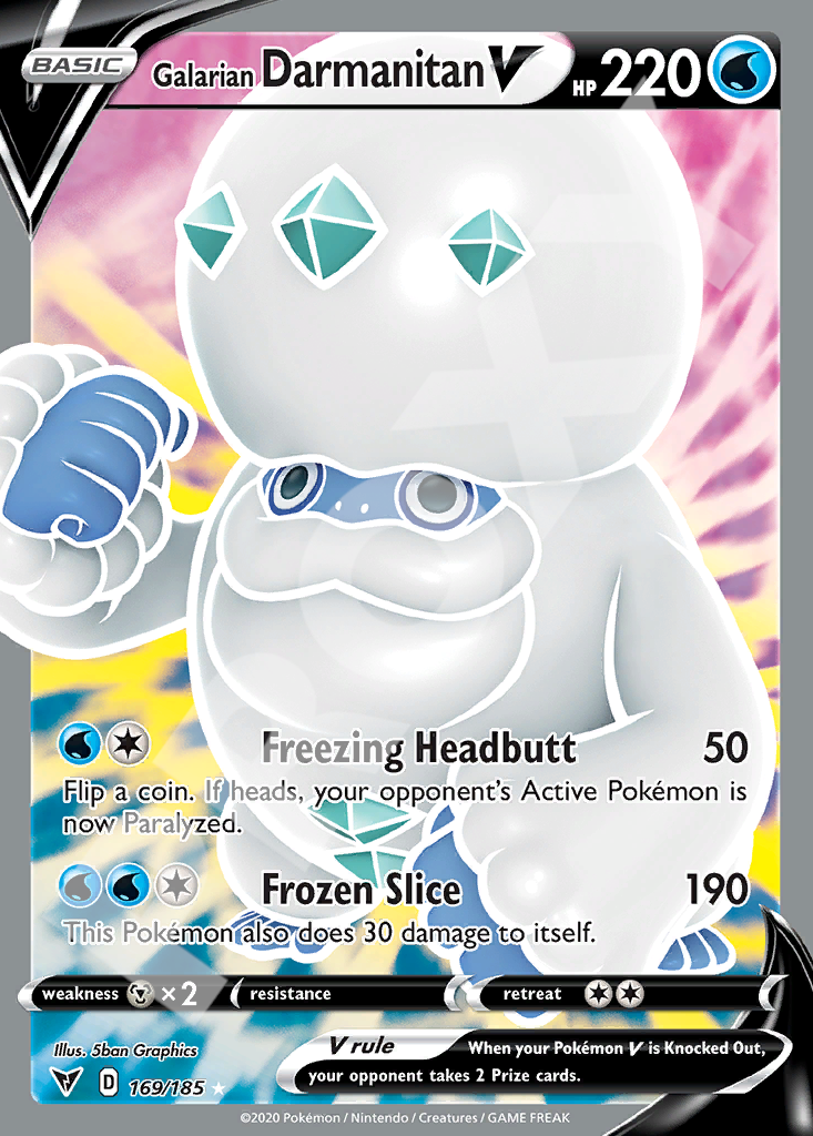Galarian Darmanitan V 169 – Vivid Voltage | The Proxy Lab