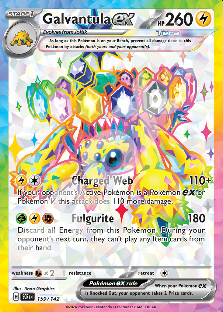 Galvantula EX 159 – Stellar Crown | The Proxy Lab