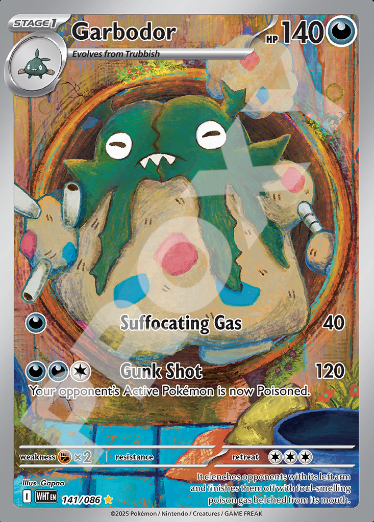 Garbodor 141 –  White Flare | The Proxy Lab