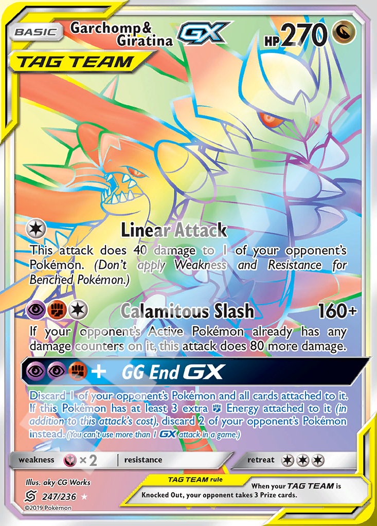 Garchomp&Giratina GX 247 – Hidden Fates | The Proxy Lab