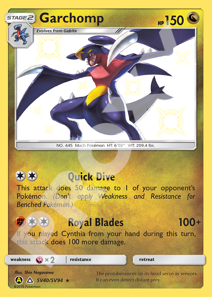 Garchomp 5V40 109 – Hidden Fates | The Proxy Lab