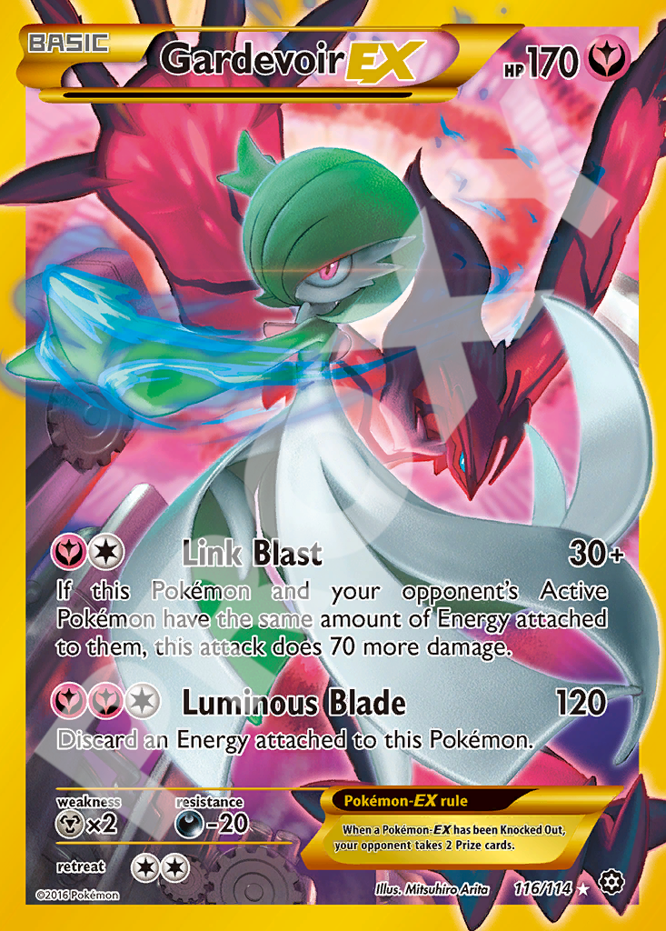 Gardevoir EX 116 – Steam Siege | The Proxy Lab