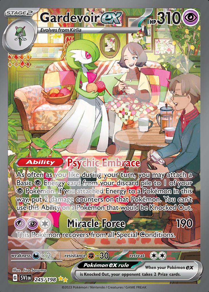 Gardevoir EX 245 – Scarlet & Violet | The Proxy Lab