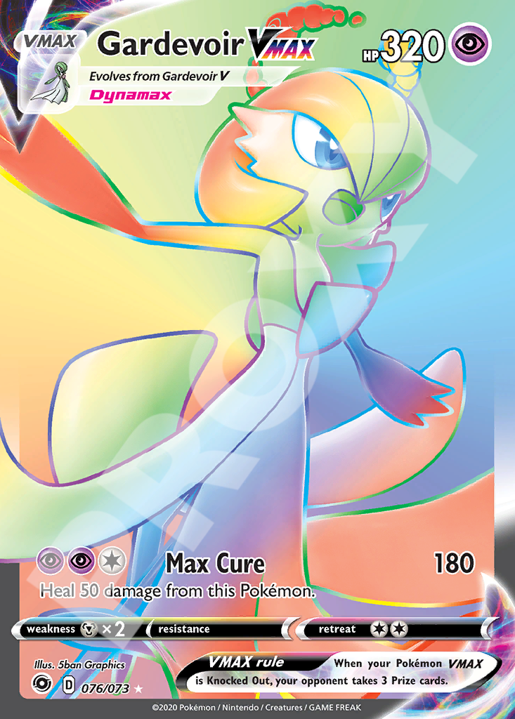 Gardevoir VMAX 076 – Champion's Path | The Proxy Lab