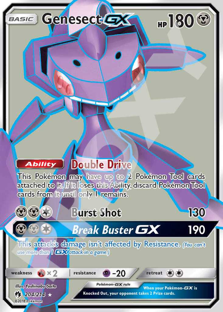 Genesect GX 204 – Lost Thunder | The Proxy Lab