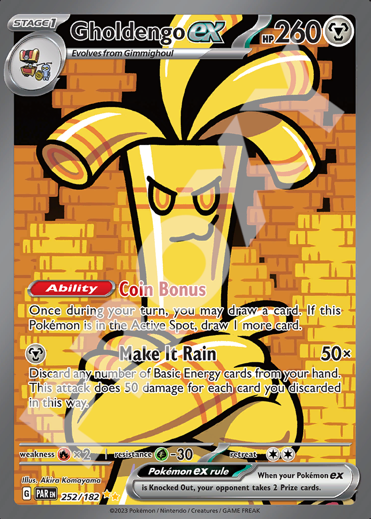 Gholdengo EX 252 – Paradox Rift | The Proxy Lab
