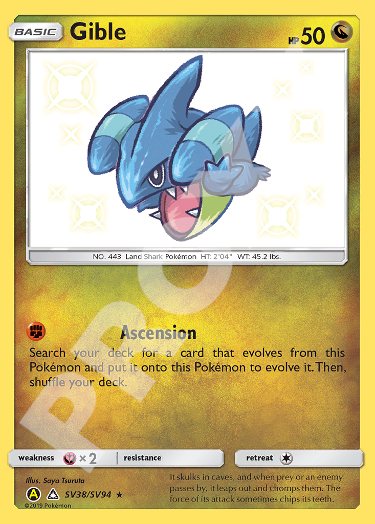 Gible 5V38 007 – Hidden Fates | The Proxy Lab