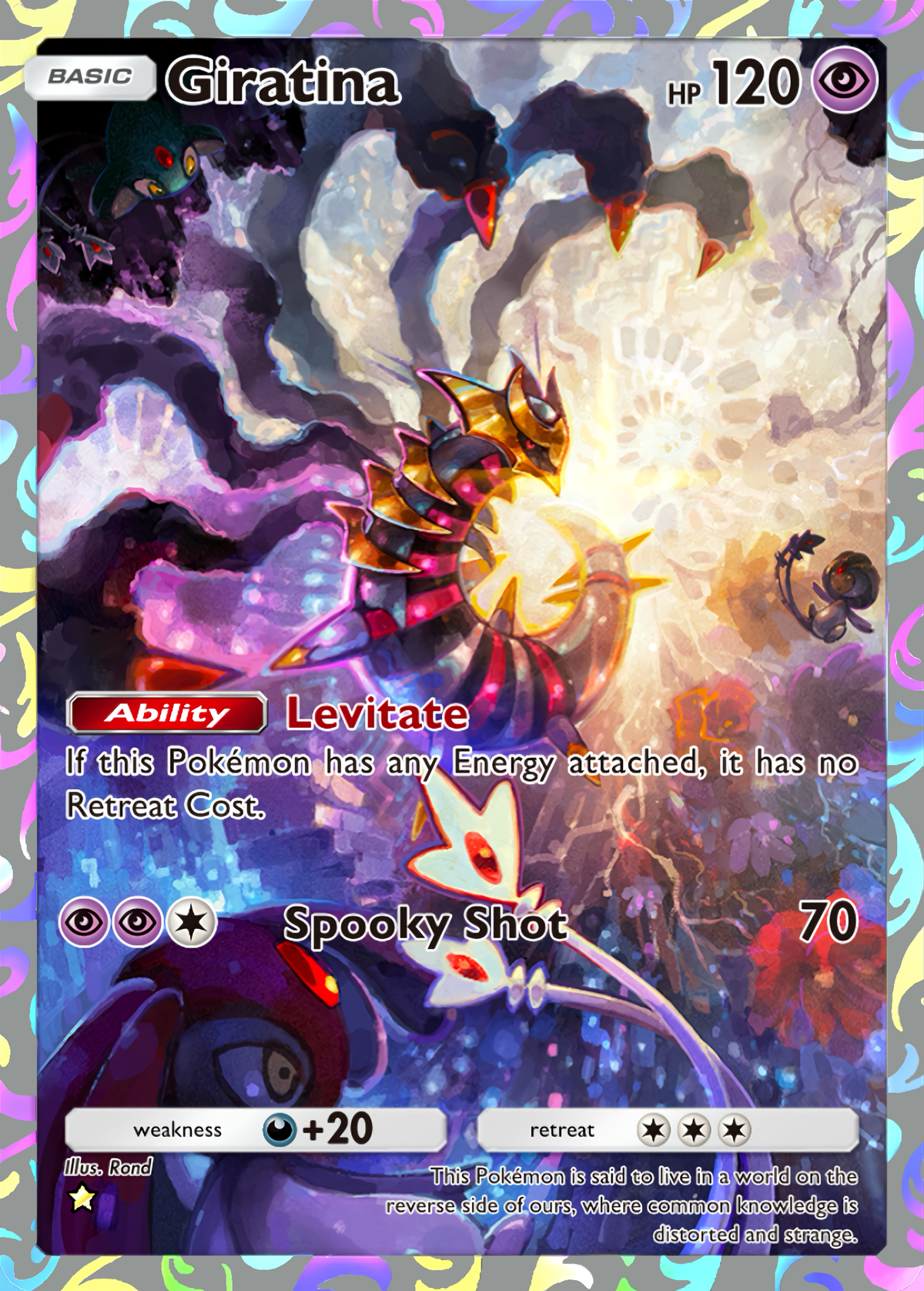 Pocket Proxies | Space-Time Smackdown Giratina Illustration