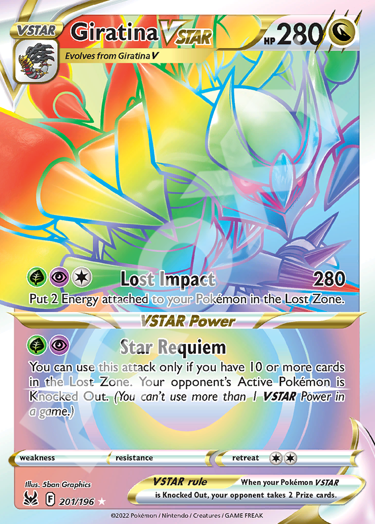 Giratina VSTAR 201 – Lost Origin | The Proxy Lab
