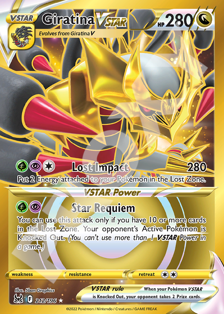 Giratina VSTAR 212 – Lost Origin | The Proxy Lab