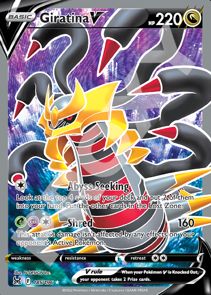 Giratina V 185 – Lost Origin | The Proxy Lab