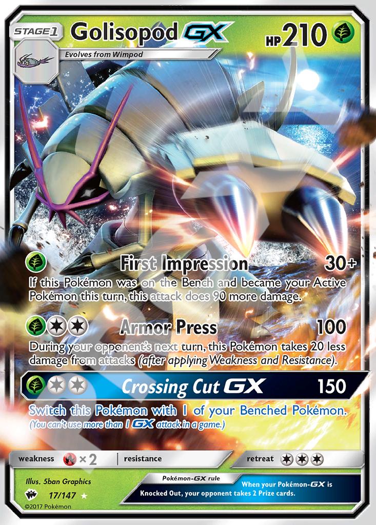 Golisopod GX 17 – Burning Shadows | The Proxy Lab