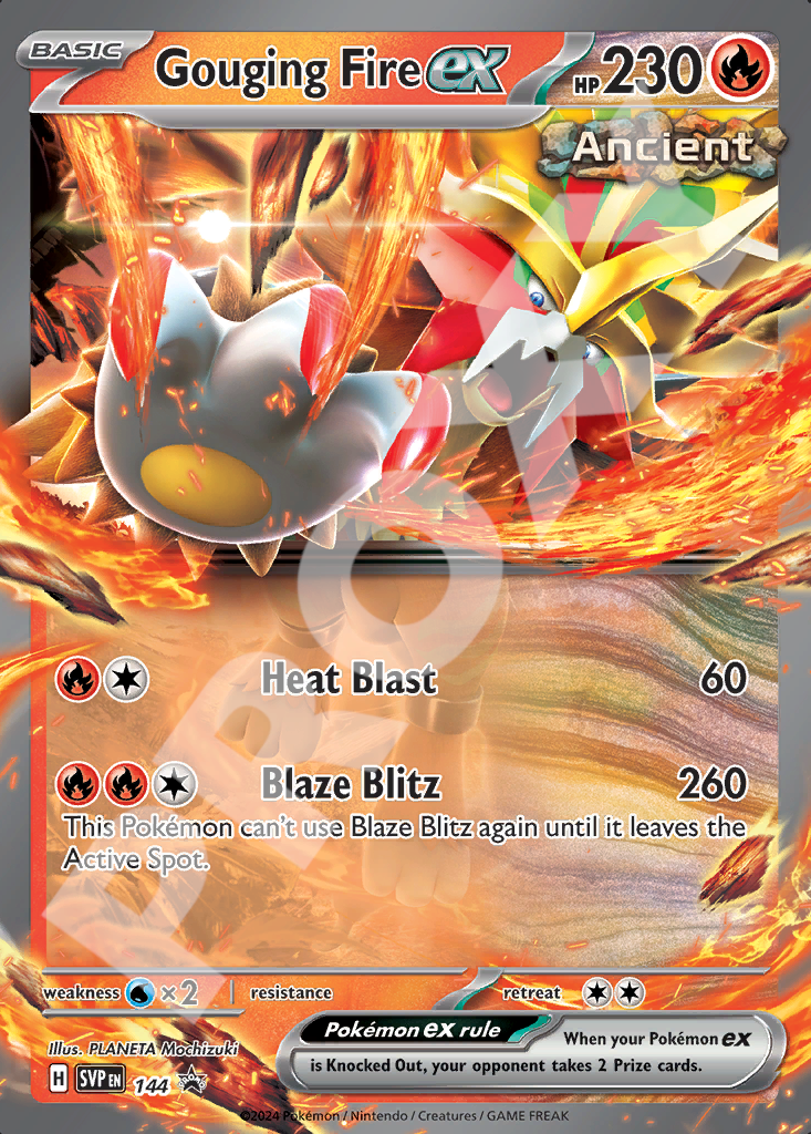 Gouging Fire EX 144 – Promos | The Proxy Lab