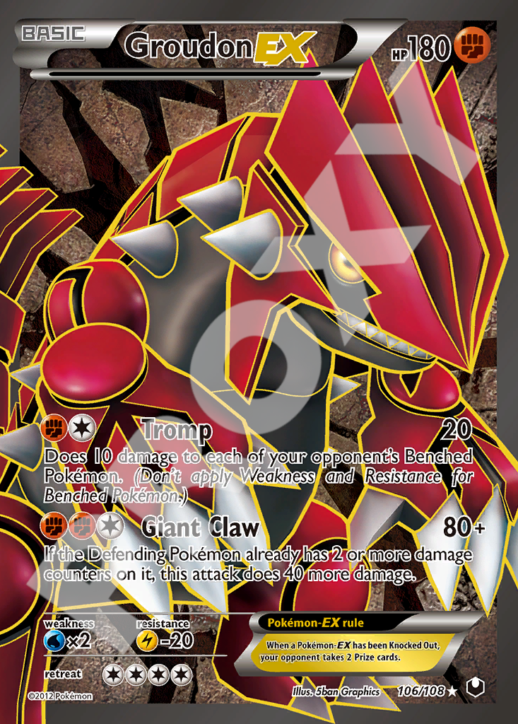 Groudon EX 106 – Dark Explorers | The Proxy Lab