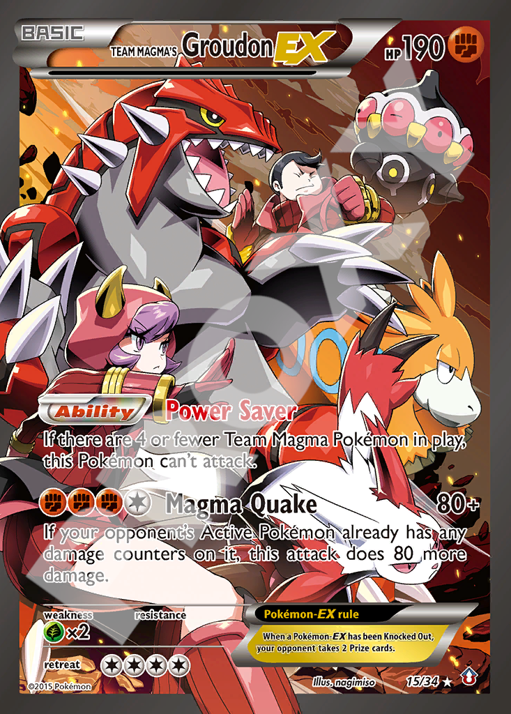 Groudon EX 15 – Double Crisis | The Proxy Lab
