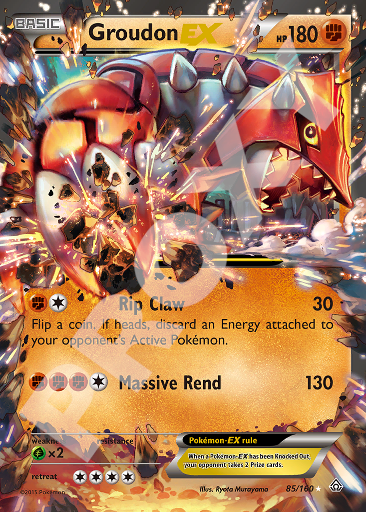 Groudon EX 85 – Primal Clash | The Proxy Lab