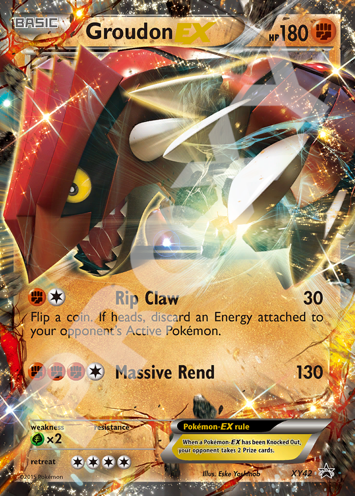 Groudon EX XY42 – Promos | The Proxy Lab