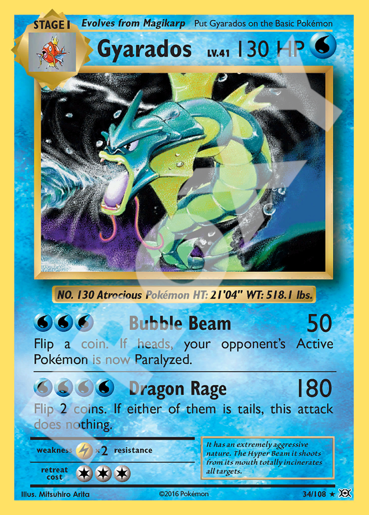 Gyarados 34 – Evolutions | The Proxy Lab