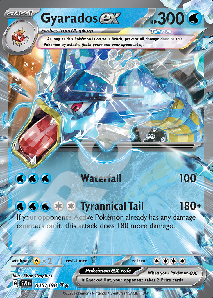 Gyarados EX 045 – Scarlet & Violet | The Proxy Lab