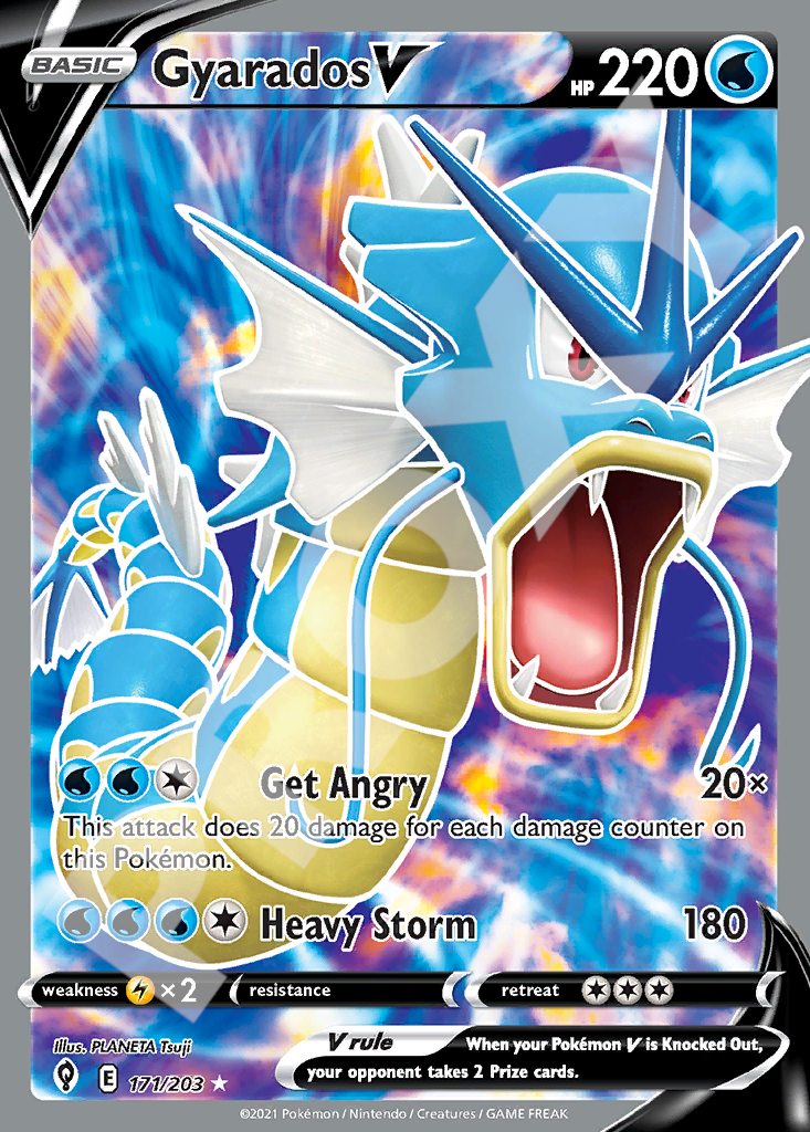 Gyarados V 171 – Evolving Skies | The Proxy Lab