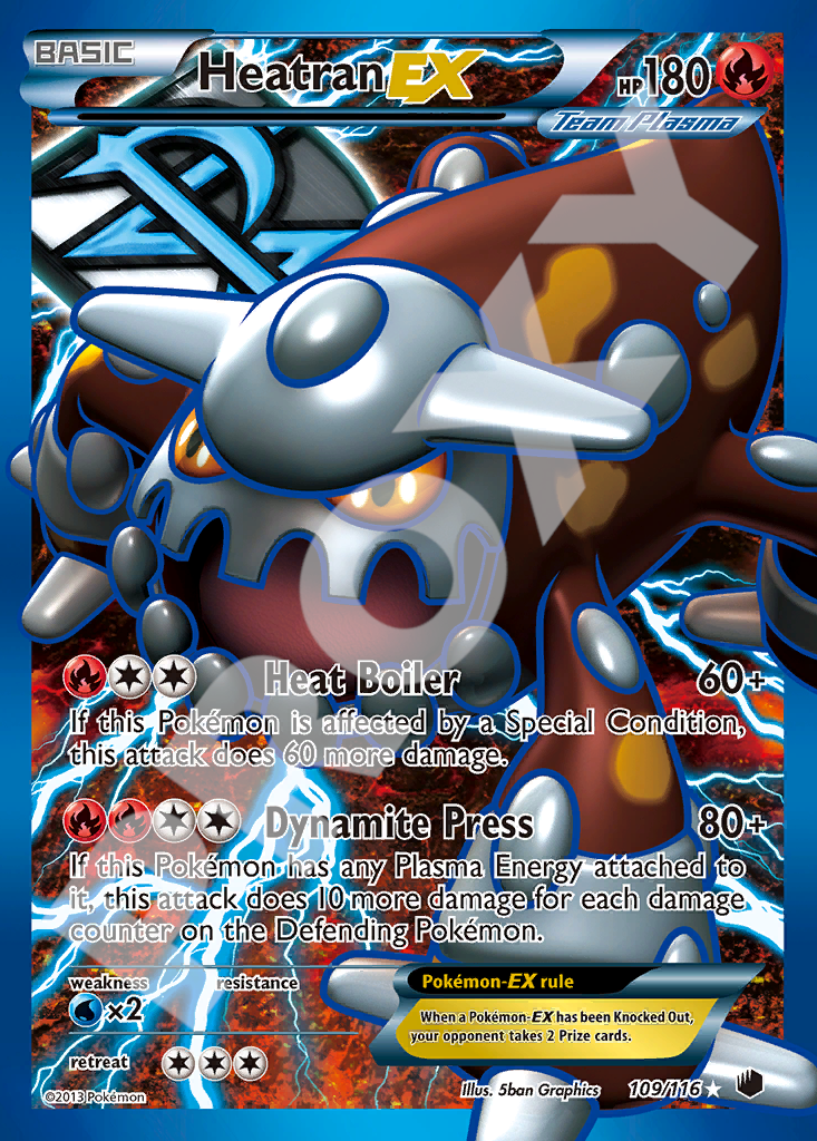 Heatran EX 109 – Plasma Freeze | The Proxy Lab