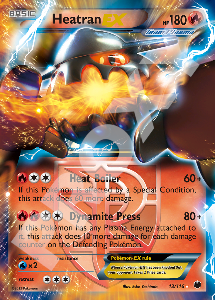 Heatran EX 13 – Plasma Freeze | The Proxy Lab
