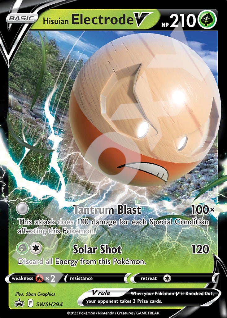 Hisuian ElectrodeV SWSH294 – Promos | The Proxy Lab