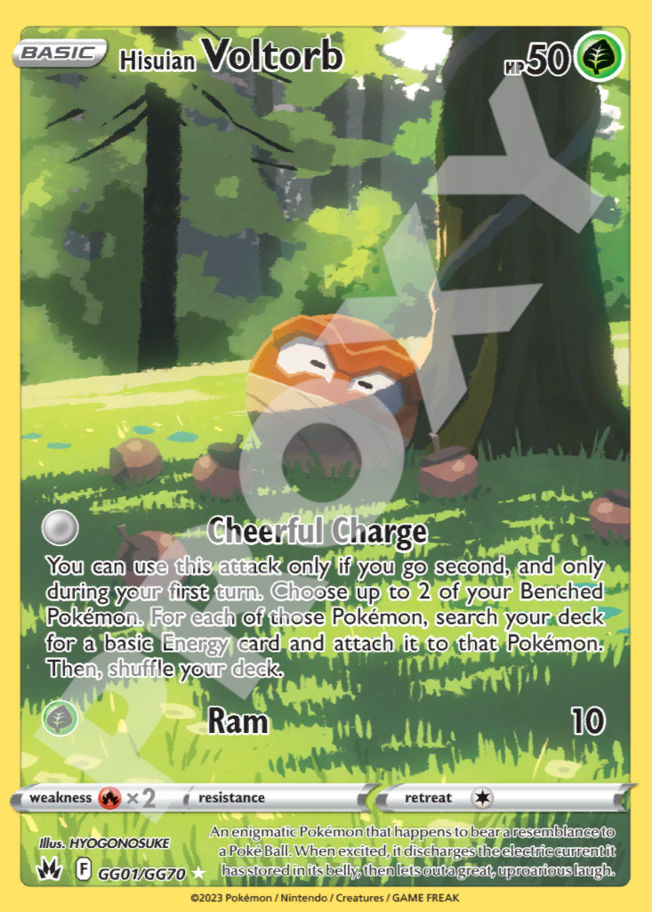 Hisuian Voltorb GG01 – Crown Zenith | The Proxy Lab