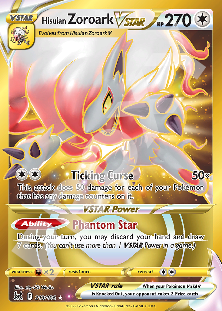 Hisuian Zoroark VSTAR 007 – Lost Origin | The Proxy Lab