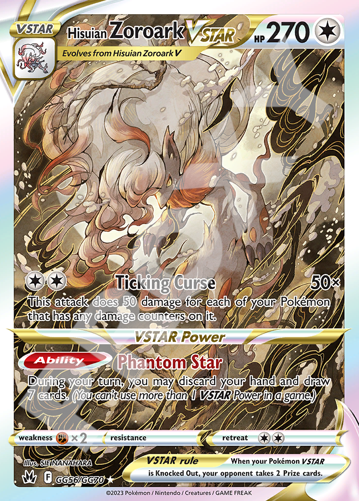 Hisuian Zoroark VSTAR 056 – Crown Zenith | The Proxy Lab