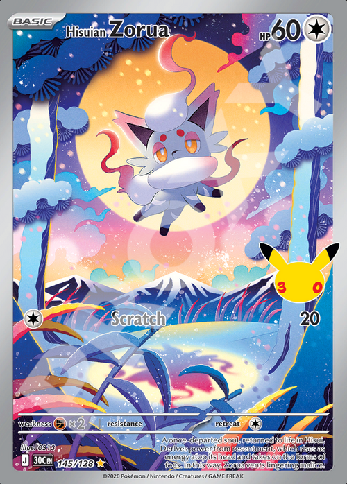Hisuian Zorua 145 – 30th Celebration | The Proxy Lab