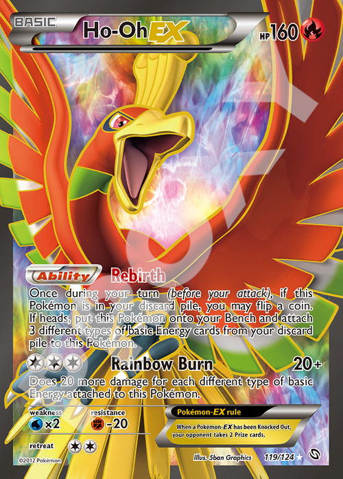 Ho-Oh EX 119 – Dragons Exalted | The Proxy Lab