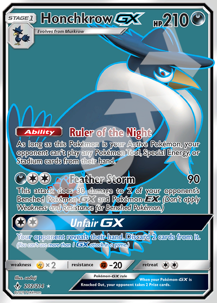 Honchkrow GX 202 – Unbroken Bonds | The Proxy Lab