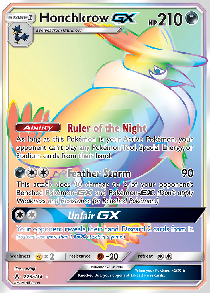 Honchkrow GX 223 – Unbroken Bonds | The Proxy Lab