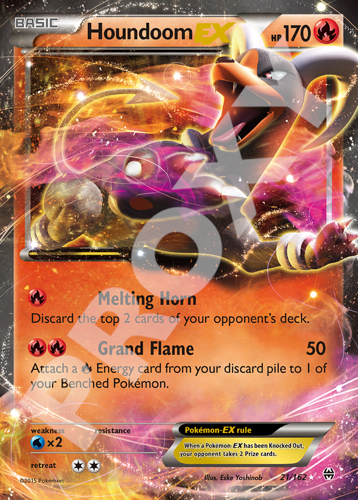 Houndoom EX 21 – Ancient Origins | The Proxy Lab