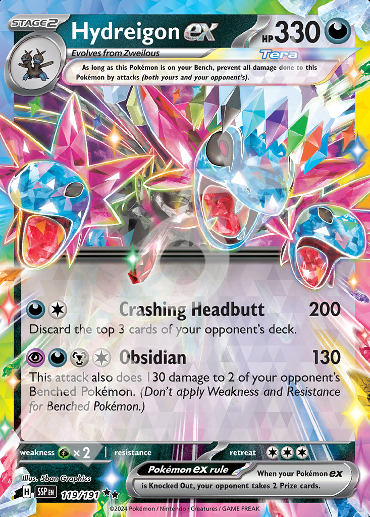 Hydreigon EX 119 – Surging Sparks | The Proxy Lab