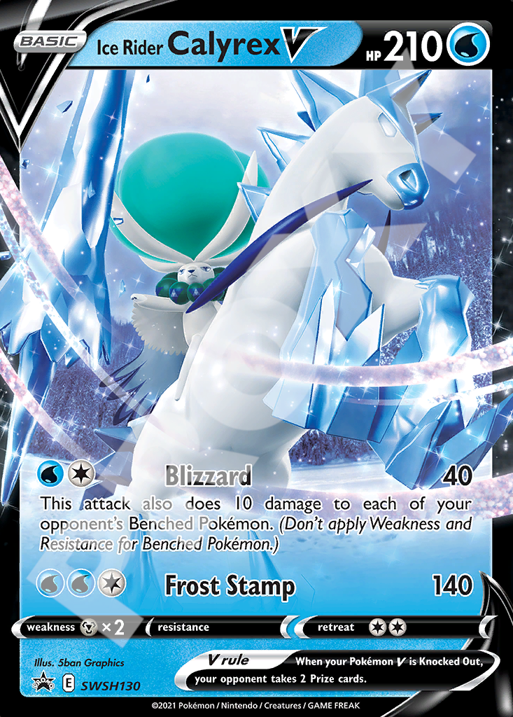 Ice Rider Calyrex V SWSH130 – Promos | The Proxy Lab
