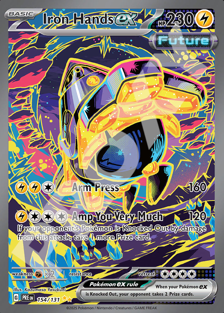 Iron Hands EX 154 – Prismatic Evolutions | The Proxy Lab