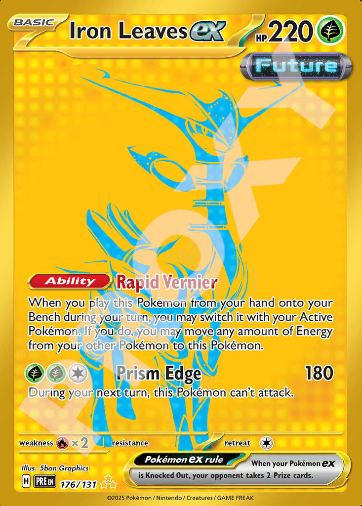 Iron Leaves EX 176 – Prismatic Evolutions | The Proxy Lab