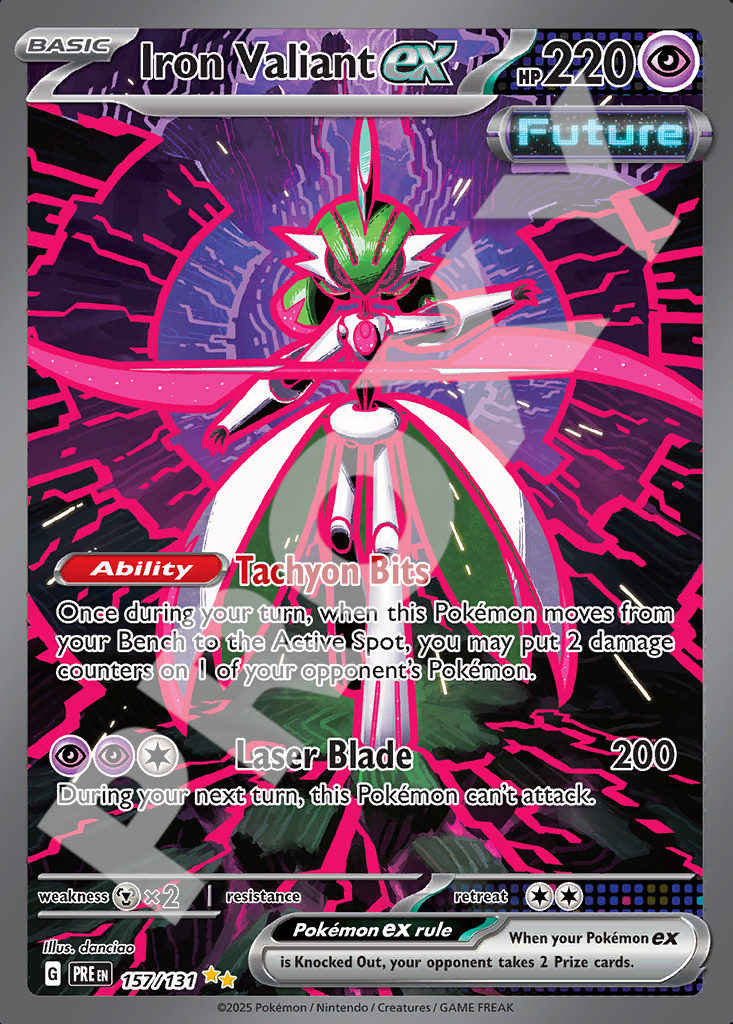 Iron Valiant EX 157 – Prismatic Evolutions | The Proxy Lab