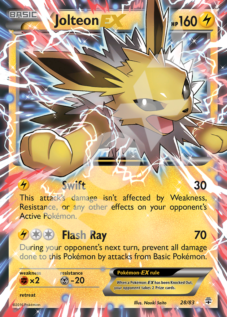 Jolteon EX 28 – Generations | The Proxy Lab
