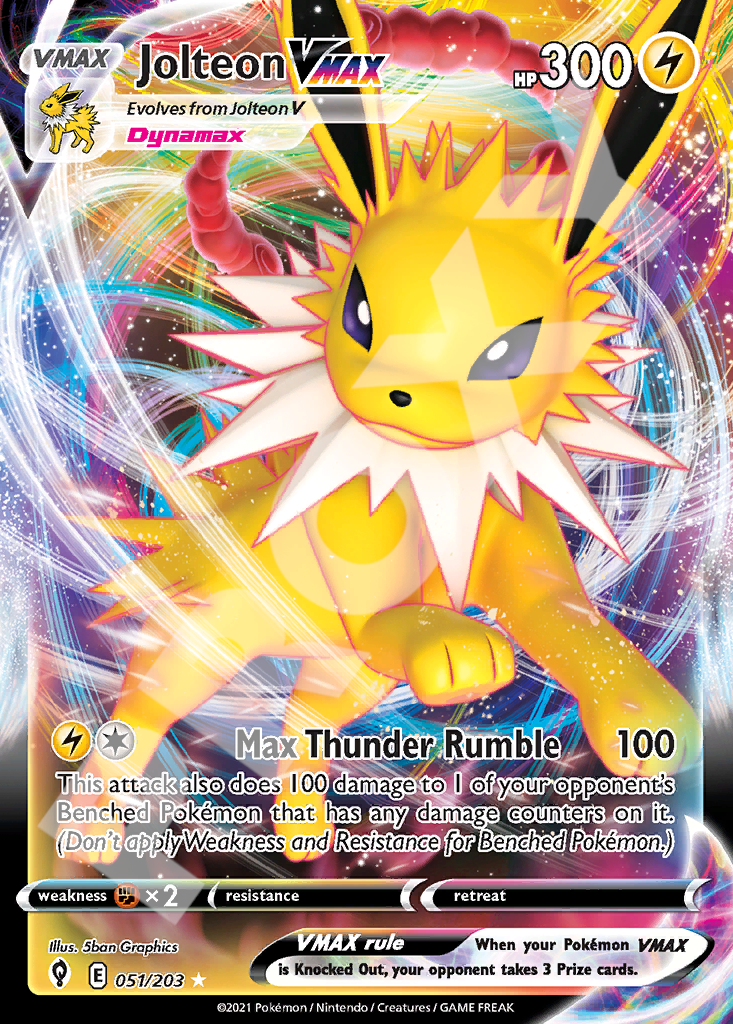 Jolteon VMAX 051 – Evolving Skies | The Proxy Lab