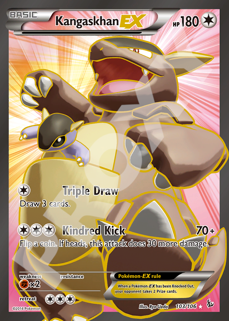 Kangaskhan EX 103 – Flashfire | The Proxy Lab