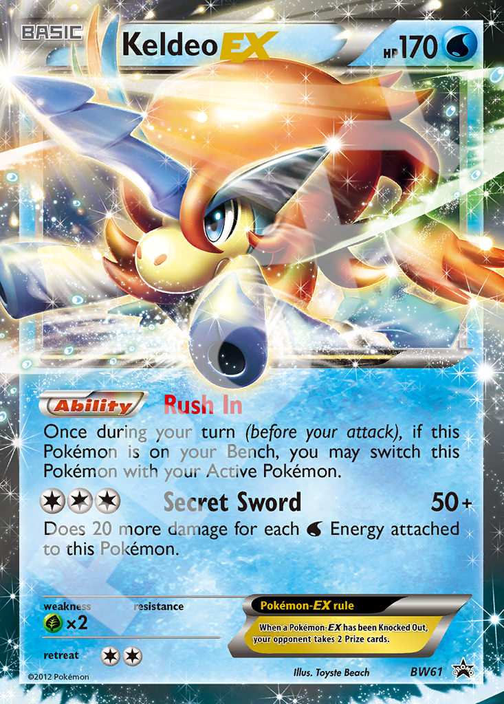 Keldeo EX BW61 – Promos | The Proxy Lab