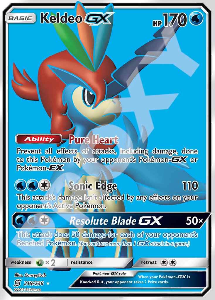 Keldeo GX 219 – Hidden Fates | The Proxy Lab