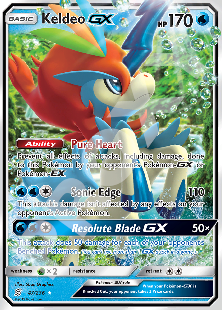 Keldeo GX 47 – Hidden Fates | The Proxy Lab