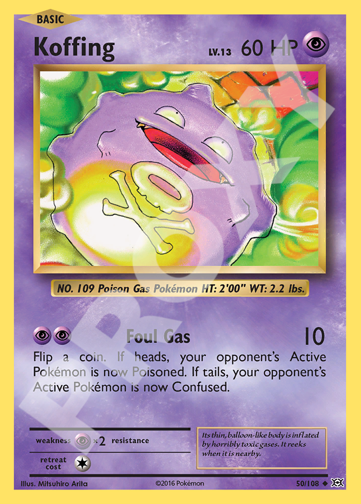 Koffing 50 – Evolutions | The Proxy Lab