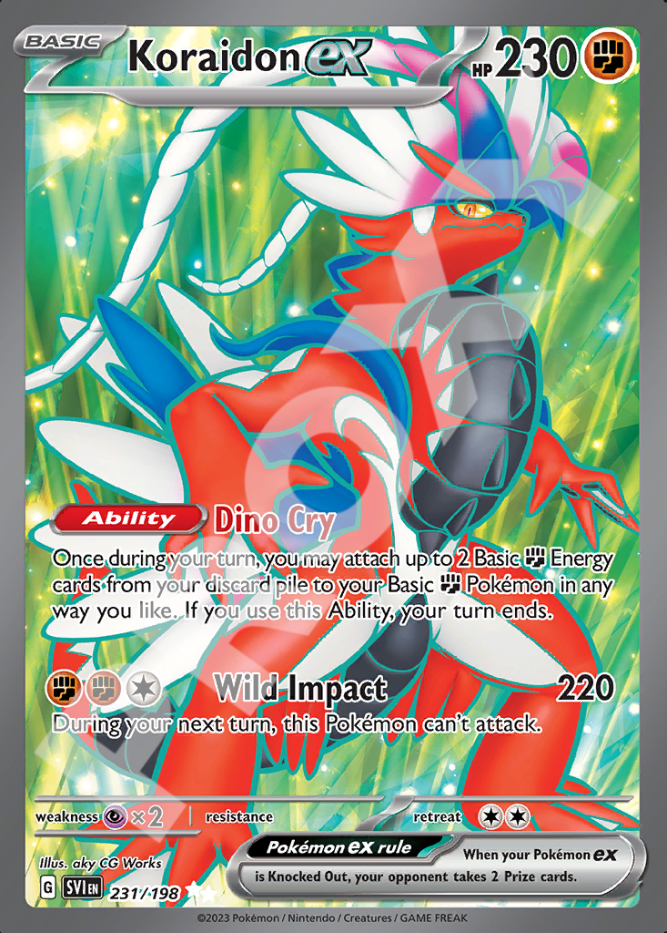 Koraidon EX 231 – Scarlet & Violet | The Proxy Lab