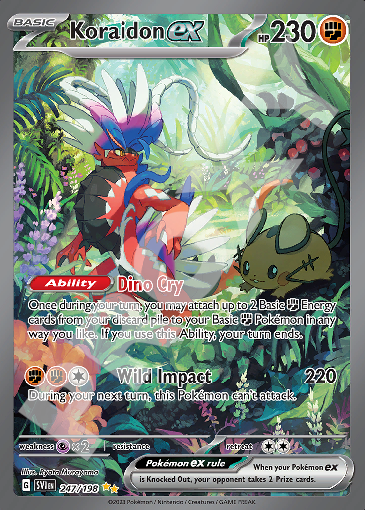Koraidon EX 247 – Scarlet & Violet | The Proxy Lab