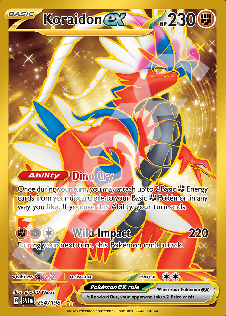 Koraidon EX 254 – Scarlet & Violet | The Proxy Lab